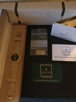 Gold GUCCI mens Watch