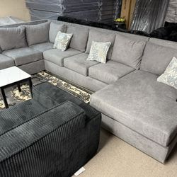 New Gray Sofá Sectional 