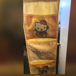 A Hello Kitty Wall Organizer