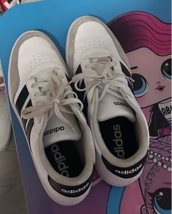 Adidas White Low-Top Sneakers