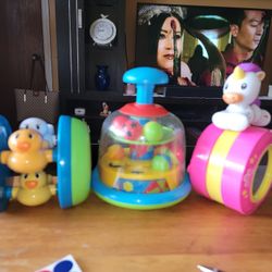 💖 NEW 3 CHILDREN'S TOYS.  UNICORN CAN BE USED WITH OR WITHOUT BATTERIES, BUT NEED BATTERIES FOR SOUNDS