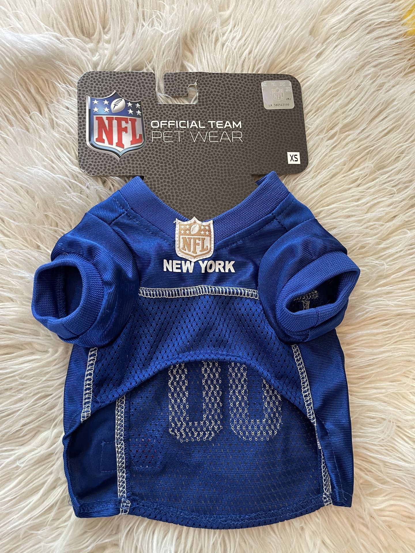 Team Jersey Pet Ware New York Giants Dog /Cat Mesh Jersey XS