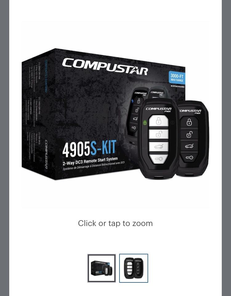 Compustar 2 way remote starter with installation included from BestBuy