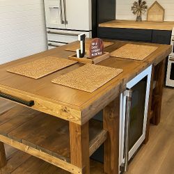 Custom Designed Rustic Kitchen Islands.