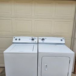 SET WASHER AND DRYER KENMORE GOOD CONDITION BOTH ELECTRIC LARGE CAPACITY HEAVY DUTY DELIVERY AVAILABLE WE DO REPAIRS 