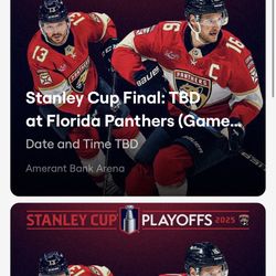 Stanley Cup Finals Florida Panthers Game 3 Or 4 Row 11