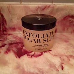 RARE Discontinued Victoria's Secret VS Exfoliating Sugar Scrub Coconut Milk 300g