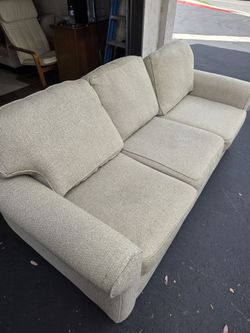 Beige sofa