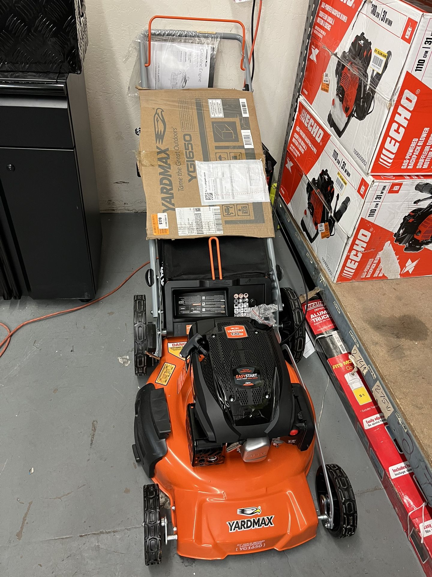 21 in. 170cc 3-in-1 Gas Walk Behind Push Lawn Mower with High Rear Wheels