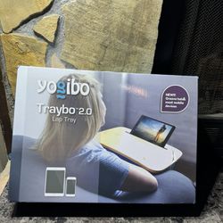 Yogibo Traybo 2.0 Lap Tray...Holds Laptop Groove For Tablet Phone Multi Use