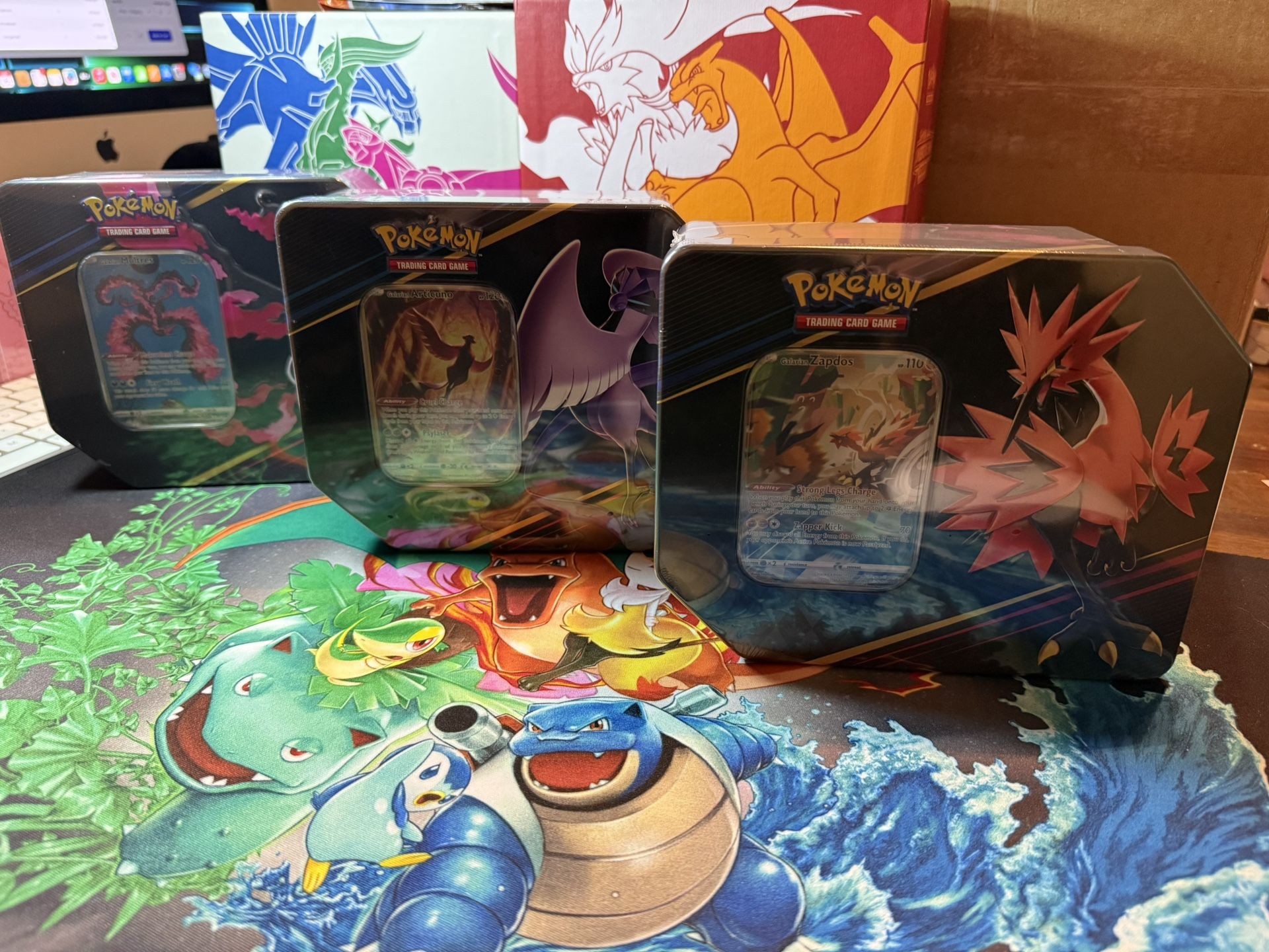 Crown Zenith 5 Pack Tin Set Of 3 Pokemon Tcg