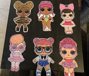 11” LOL SURPRISE WOODEN CUT OUTS- $4 Each
