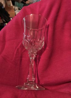Lead crystal wine glasses new