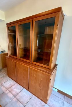 Solid teak cabinet