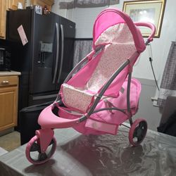 Doll  Stroller  For 2 Dolls 