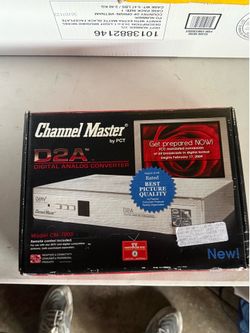📺 Channel Master CM-7000 D2A Digital Analog TV Converter Box - Silver 📺