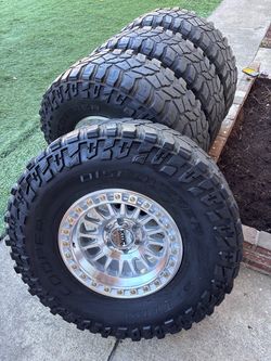 KMC new on 37 ford trucks 6x135 wheels and tires