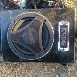 Boss Slim Subwoofer Box Under Seat