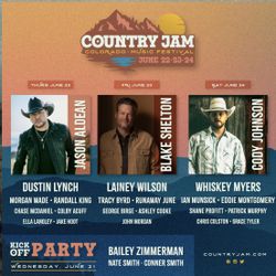2 GA Country Jam Colorado Tickets