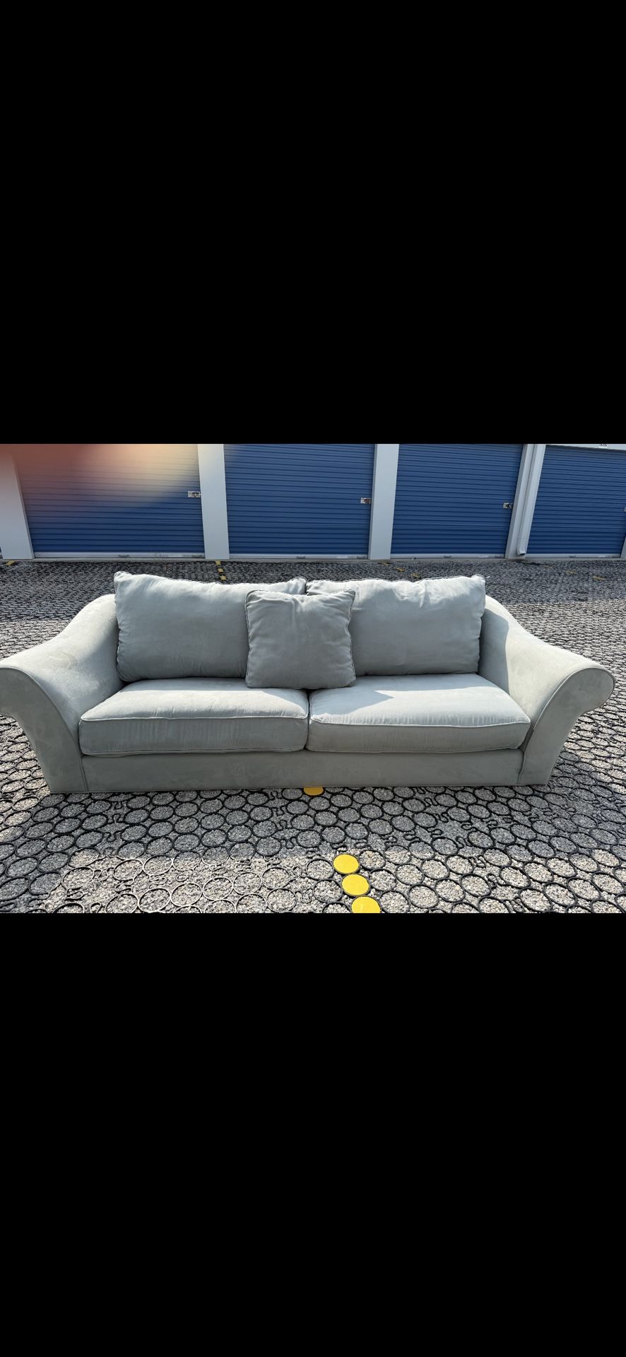 Bluish/Gray, Sofa/Couch