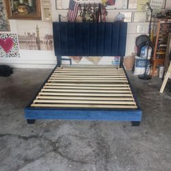 Beautiful Wood Queen Size Bed Frame. $75