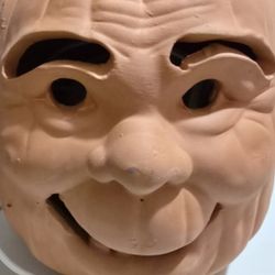TERRA COTTA JACK O LANTERN VINTAGE 