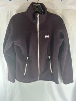 Helly Hansen Full-Zip Fleece Jacket – Men’s Medium – Dark Purple