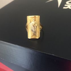 San Judas Gold Ring 