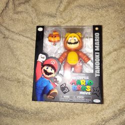Super Mario Bros Tanooki Mario Action Figure
