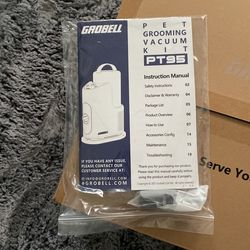 New Pet Grooming, Vacuum Kit. By GROBELL