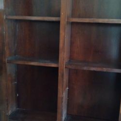 Solid Wood Large Bookcase 