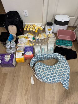 Medela double electric breast pump with attachments