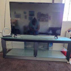 Glass TV Stand