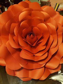 paper flower roses