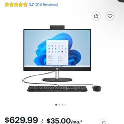 Hp All In One Desk Top 23.8 Screen