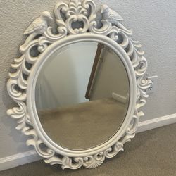 White Vintage Mirror