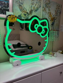 Hello kitty led mirror