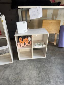 3 tiers. White beautiful storage cabinet