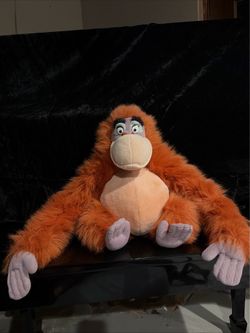 Vintage Walt Disney World Jungle Book King Louie 15" Plush Toy Rare