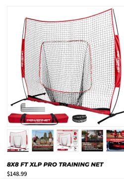 8’x8’ Hitting Net, List Price w/tax included