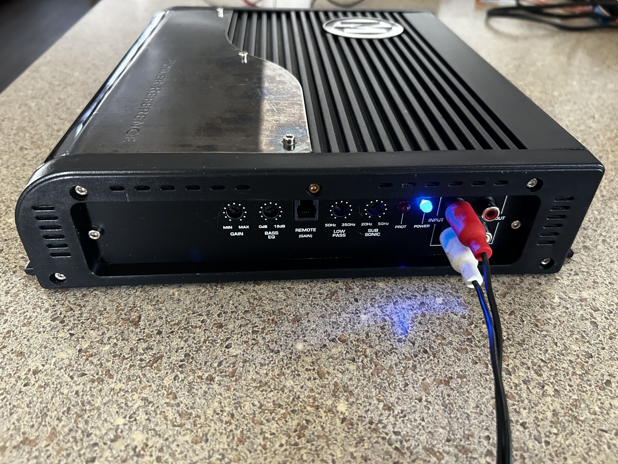 Compact Car Amplifier Memphis Power Reference Series Monoblock Amp Class D 1channel 500watts Rms and 1000w max peak power Subwoofer amp for Bass only