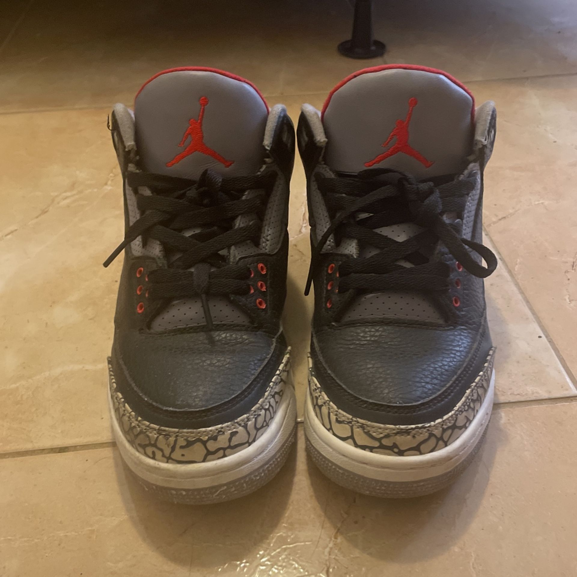 Air Jordan 3 Black Cement Size 8.5