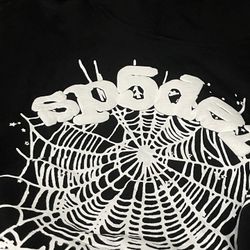 Black Og Web Spider Hoodie 