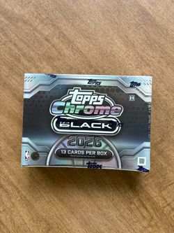 2026 Topps Chrome Black NBA Hobby Box