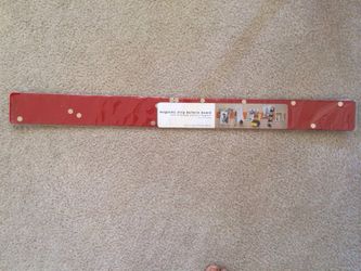New Magnetic Strip Bulletin Board with Magnets 2 1/2x28 inches