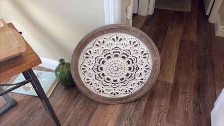 Decorative round wall art