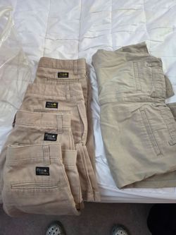6 kacki school shorts