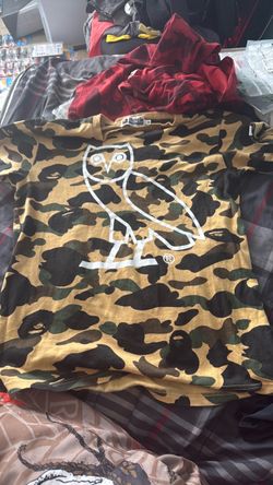 Bape OVO Shirt Camo Brown