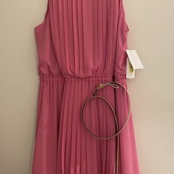 Jessica Simpson, Pink Pleated Dress, M