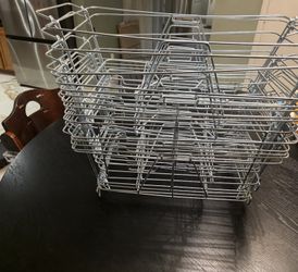 Wire Chafing Dish Racks, Set of 10 – Chrome Buffet Stands (3 Sets Available)